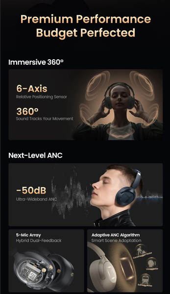 Haylou S40 ANC Headphone sem fio