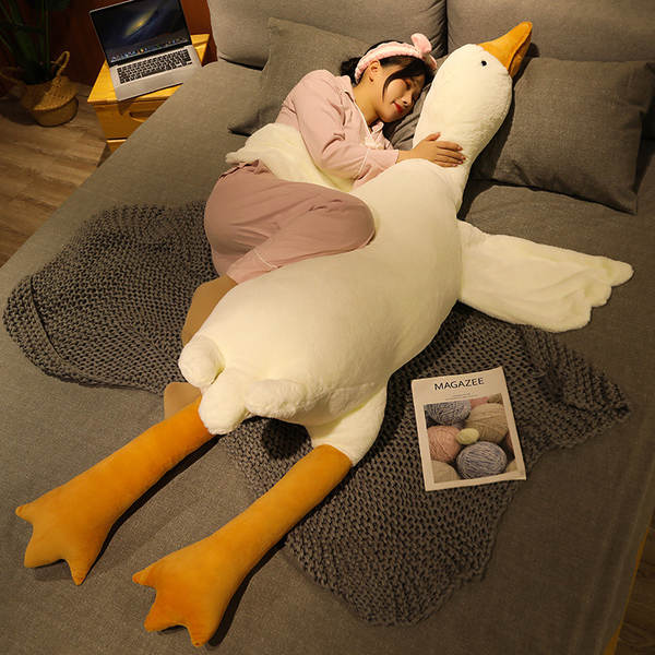 Bicho de Pelúcia Ganso Branco