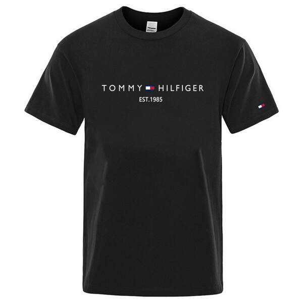 Hilfiger Pure Cotton T-Shirt de Verão Pure Cotton T-Shirt
