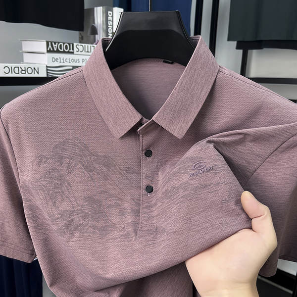 Nova camisa de gelo de verão para homens T-shirts masculinos T-shirts masculinos T-shirts masculinos