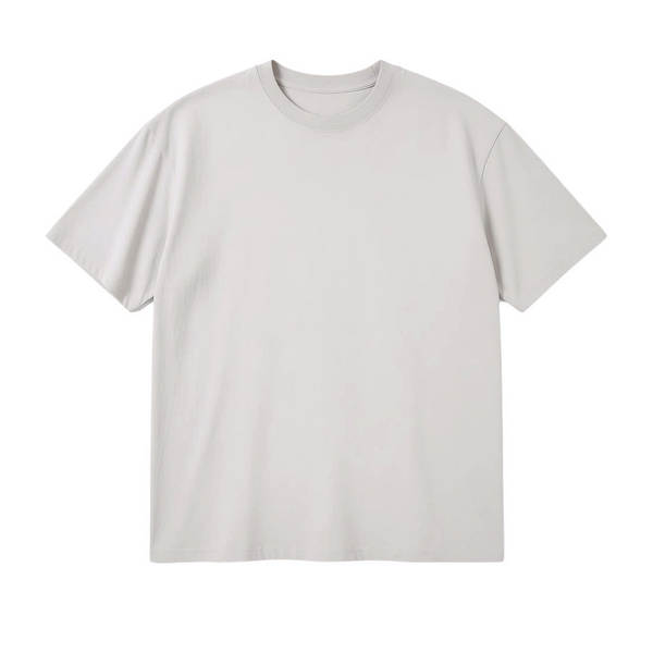 T-shirt masculino de algodão puro de 230 g para homens de verão de 2026 75265.