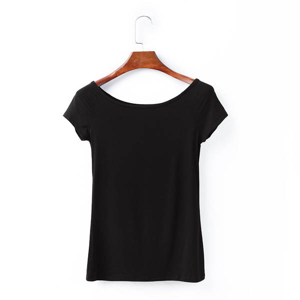 T-shirt feminino de pulso curto para o verão T-shirt feminino K242A