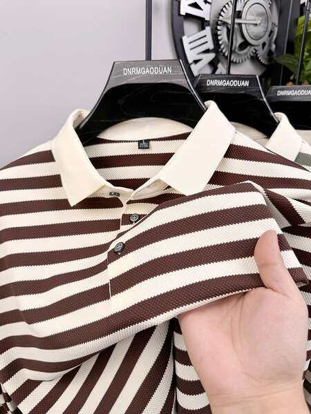 2025 Nova linha de luxo luxuoso homem de luxo pulseira curta pulseira POLO tendências de verão homens camisa de luxo
