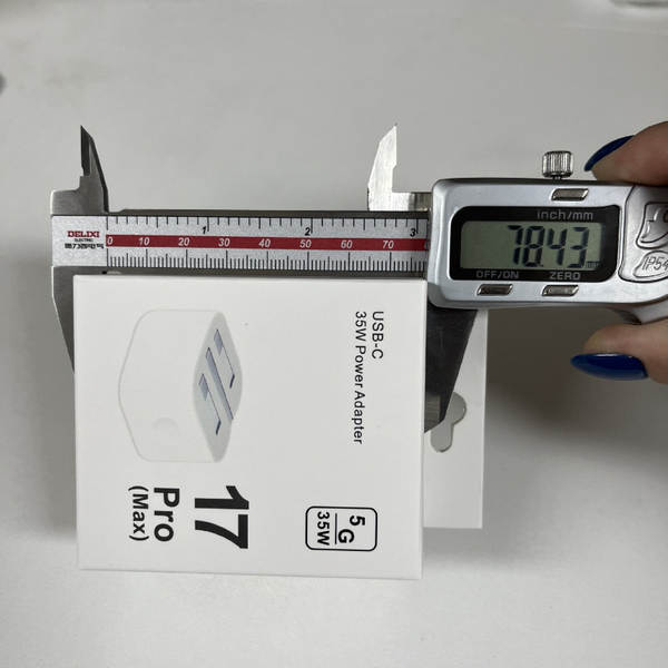 Cabeça de carregamento transfronteiriça de 35W para a Europa e os EUA para o novo carregador de iPhone 17 da Apple