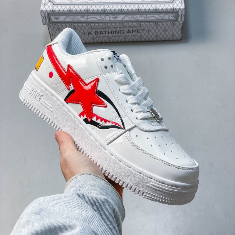 Bape Sta - Panda preto e branco de cabeça de macaco para homens e mulheres