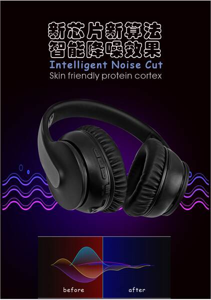 Fabricante de logotipo personalizado transfronteiriço de fones de ouvido Bluetooth de longa duração