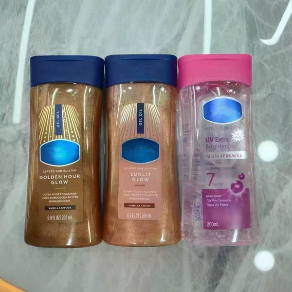 Gel de óleo corporal hidratante de café e rosa