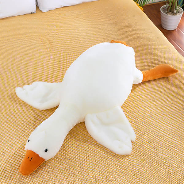 Bicho de Pelúcia de Ganso Branco para Dormir