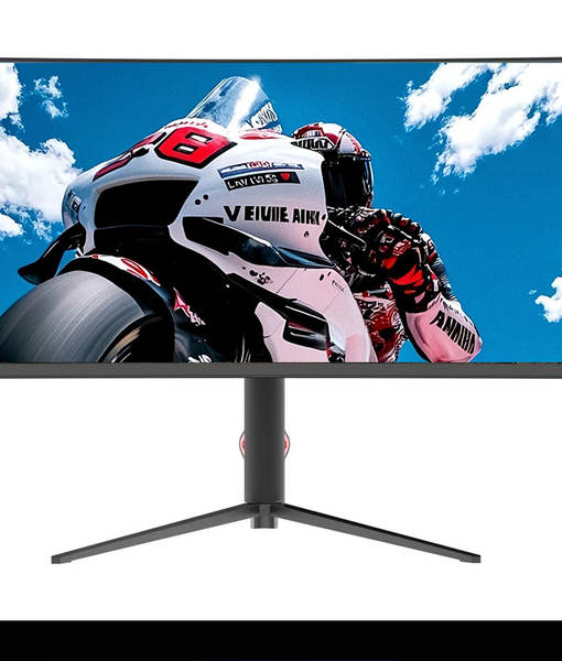 49 polegadas 5k144hz ecrã elétrico curvo 32:9 com tela de peixe jogos de escritório elevador HDR40 polegadas 5k75
