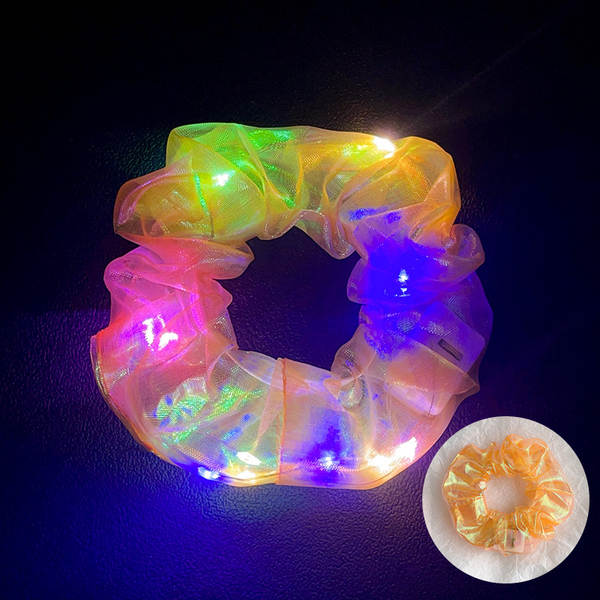 LED brilho do intestino grosso cabelo círculo di luz da noite cabelo brilho da luz da noite cabelo de cabelo da noite cabelo da fronteira cabelo