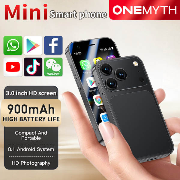 TK mini celular a17mini Android inteligente 3,0 polegadas de tela dupla placa de reposição para estudantes