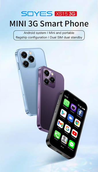 SOYES SOYES XS15 Transfronteiriço Single Mini Android Smartphone Suporte 3G Dupla Rede Aplicativo Google