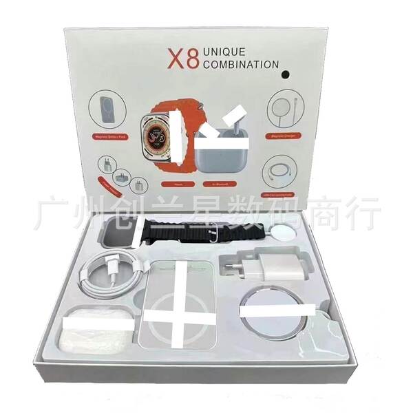 Relógio inteligente X8 / X10 transfronteiriço X12 Bluetooth Headset Ultra kit de exercícios de longa duração frequência cardíaca pressão arterial