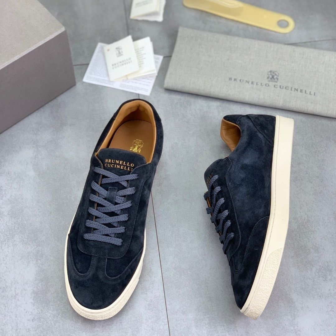 Sapatos de couro real BCBrunelloC Exterior Sapatos de couro real para homens