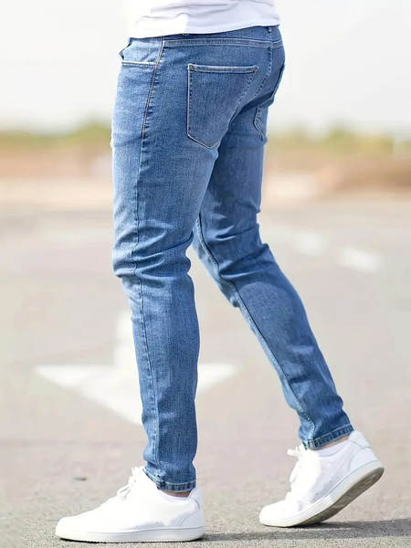 Calça Jeans Masculina Elástica
