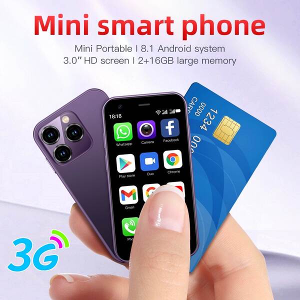 Transfronteiriço Android XS15 smartphone mini-telefone 3G rede Google Store Wifi BT Quad-core 3.0 ecrã SOYE