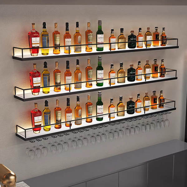 Suporte de Vinho Parede Moderno