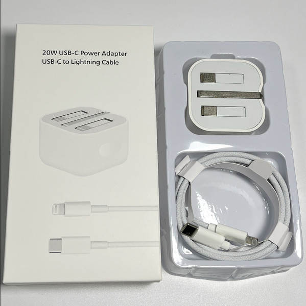 Cabeça de carregamento de celular padrão europeu pd20w para Apple 15 carregador iPad kit linha de dados pd 35w