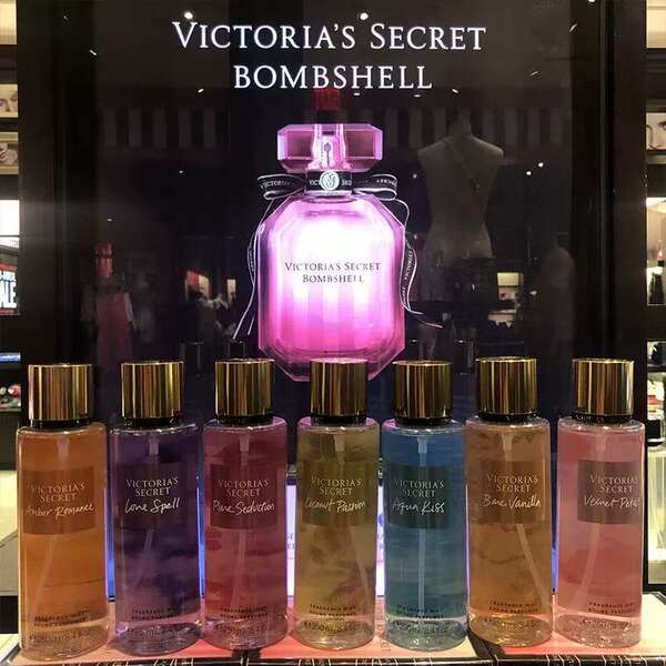 Victoria's Secret Perfume Spray Lubrificante Aquático Leite Permanente Flocos de Flocos de Aroma Humidificante 250ml