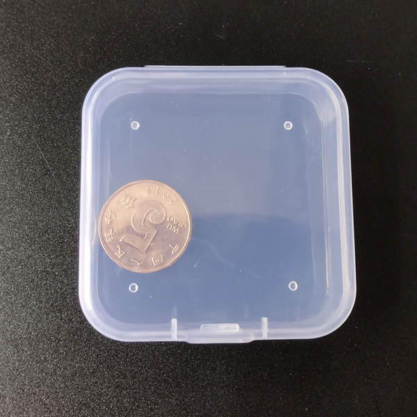 T plástico transparente pequena caixa de jóias caixa de orelhas caixa de jóias pequena caixa de jóias caixa de jóias mini pode ser ajustado LOGO