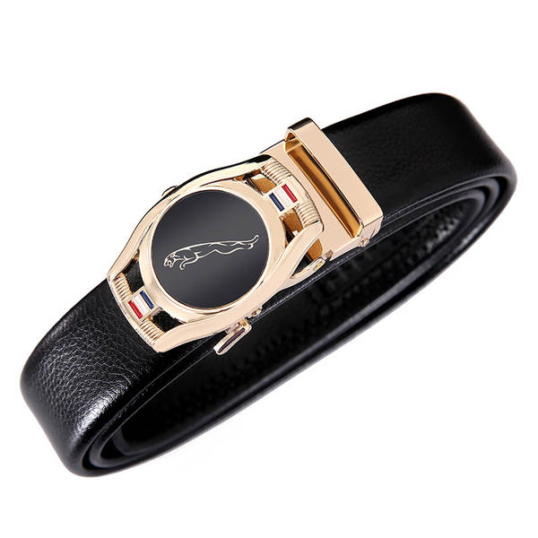 Cinto de couro masculino automático