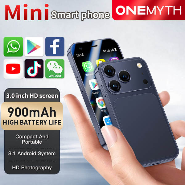 TK mini celular a17mini Android inteligente 3,0 polegadas de tela dupla placa de reposição para estudantes