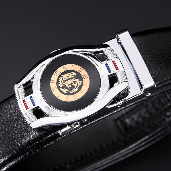 Cinto de couro masculino automático