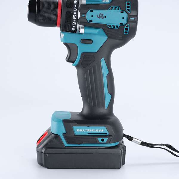 Comércio Exterior Pistola sem fio de perfuração de perfuração elétrica de carregamento de lítio de perfuração portátil de impacto de perfuração transfronteiriça multifuncional sem escovação de perfuração elétrica