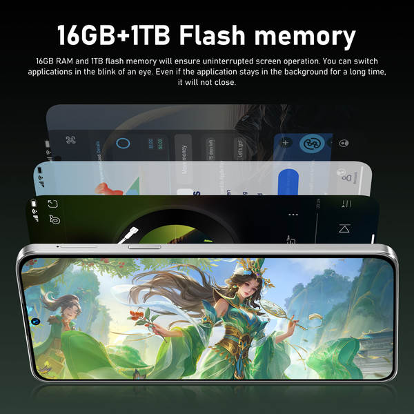 Novo M17 Pro Max telemóvel transfronteiriço grande ecrã 3+16G real 4G comércio exterior telemóvel inteligente venda rápida