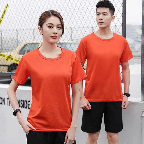 Camisa esportiva de manga curta para maratona