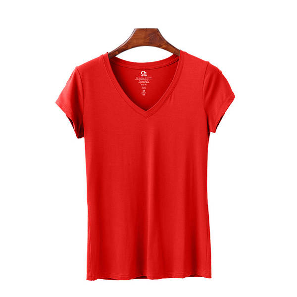 T-shirt feminino de pulso curto para o verão T-shirt feminino K242A