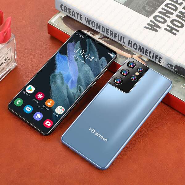Fabricante atacado em 2026 explosivo 6.3 grande ecrã transfronteiriço celular S21Ultra comércio exterior smartphone de baixo preço