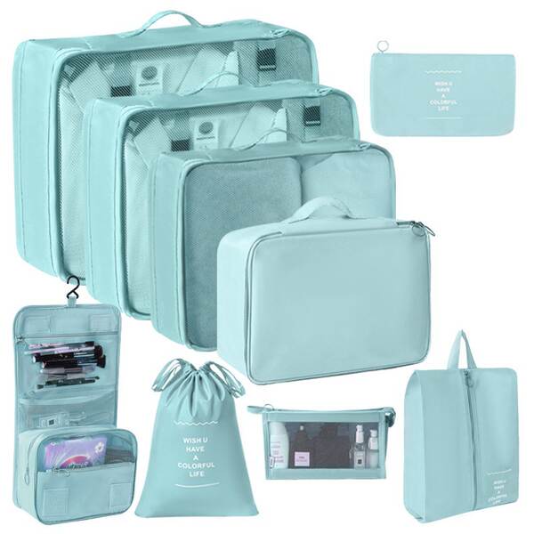 Conjunto de 7 Bolsas de Organização para Viagem