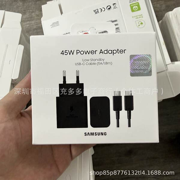 Para o carregador Samsung 45W T4511 para a linha de dados Samsung S25/Zfold7 US