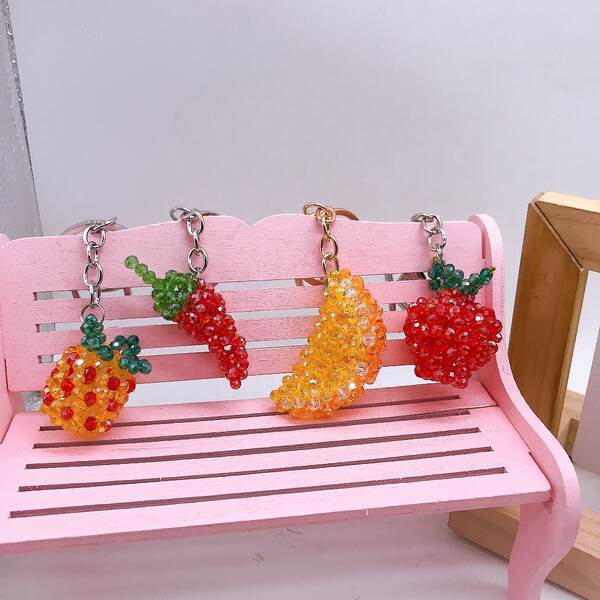 Pendente de Frutas em Cristal