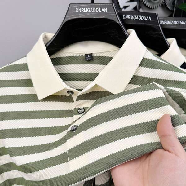 2025 Nova linha de luxo luxuoso homem de luxo pulseira curta pulseira POLO tendências de verão homens camisa de luxo
