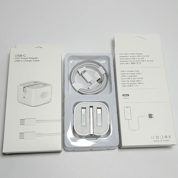 Cabeça de carregamento de celular padrão europeu pd20w para Apple 15 carregador iPad kit linha de dados pd 35w