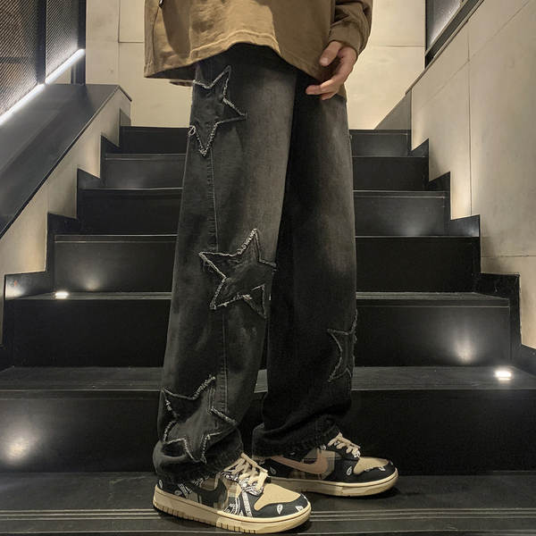 Calça Jeans Masculina Estilo Americano