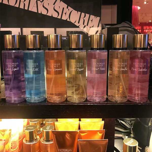 Victoria's Secret Perfume Spray Lubrificante Aquático Leite Permanente Flocos de Flocos de Aroma Humidificante 250ml