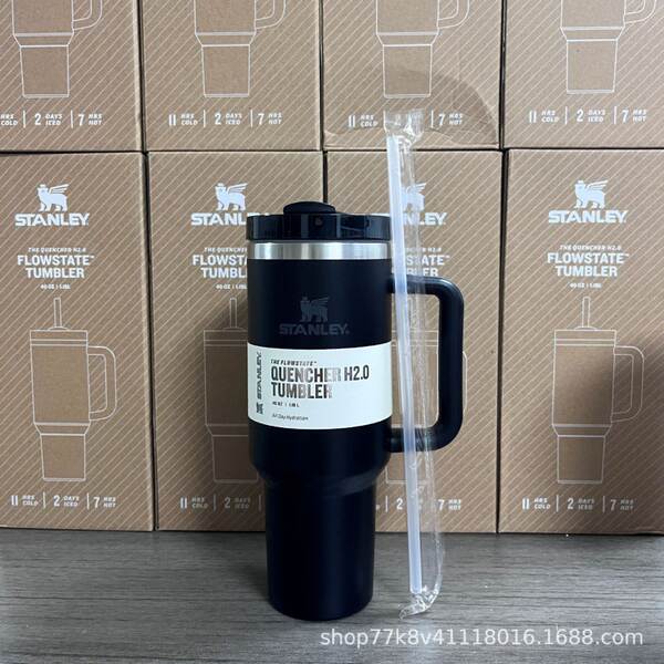 Novo Stanley STANLEY 2a geração 40oz copo de mão dupla camada de aço inoxidável aquecedor refrigerante copo de carro de gelo
