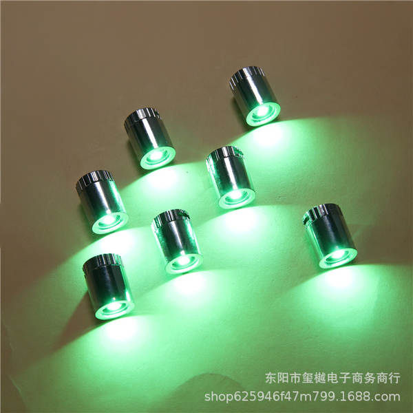 Lanternas coloridas LED eletrônicas de iluminação branca para crianças DIY iluminação manual acessórios mini-retorno de lâmpada decorativa