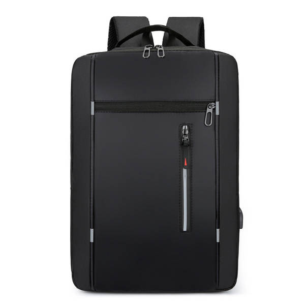 Pacote de negócios transfronteiriço para homens Pacote de laptop Pacote USB multifuncional Pacote de ombro duplo de grande capacidade Logo de impressão