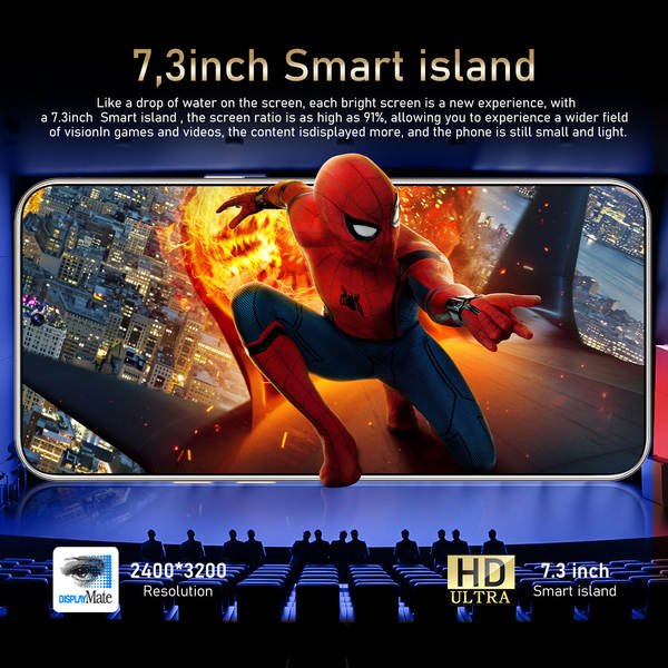 Novo celular transfronteiriço S25 Ultra 7.3 polegadas grande ecrã real 4G 3+16 unidade TK comércio exterior atacado