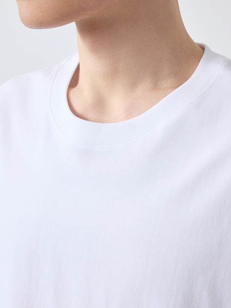 T-shirt masculino de algodão puro de 230 g para homens de verão de 2026 75265.