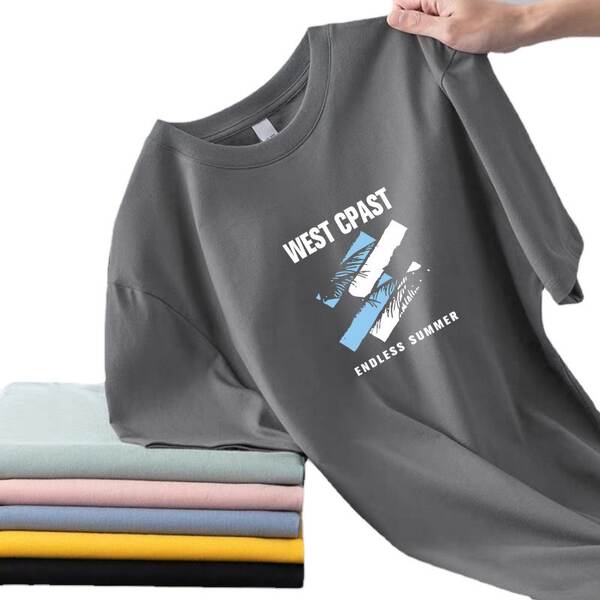 Camisa curta masculina de verão