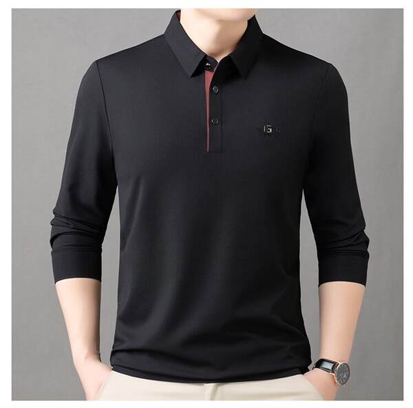 Camiseta Polo Manga Longa Masculina