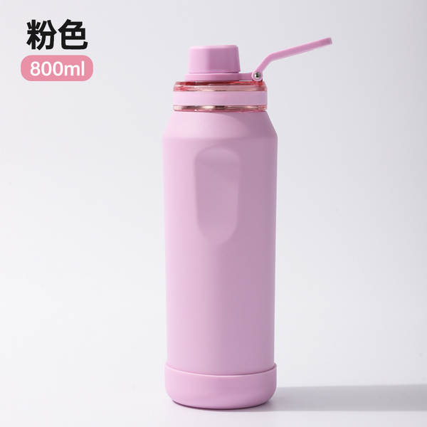 Novo 304 de aço inoxidável aquecedor de xícara de vidro com xícara de silício de cana espacial exterior portátil de esportes