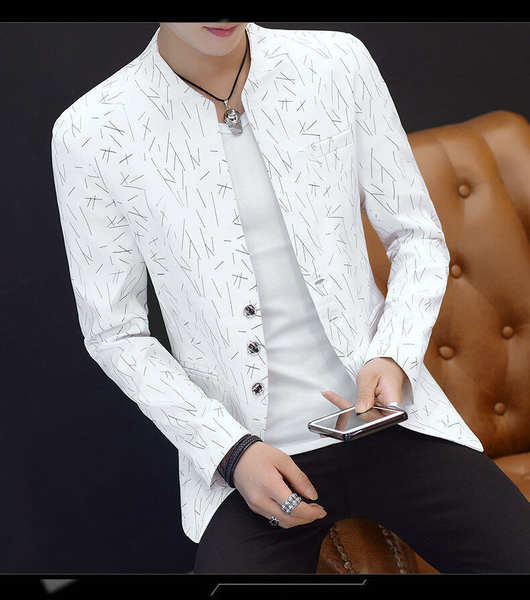 Vestido de primavera outono masculino 661 West White Black Red Tibetan Blue Purple
