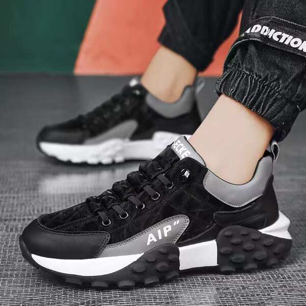 Sapatos de corrida para homens transfronteiriços 2026 Nova versão coreana de sapatos de corrida para homens de faixa baixa