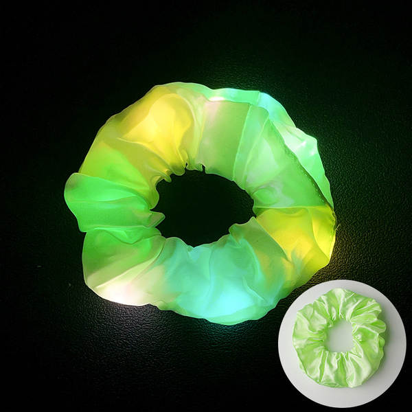 LED brilho do intestino grosso cabelo círculo di luz da noite cabelo brilho da luz da noite cabelo de cabelo da noite cabelo da fronteira cabelo